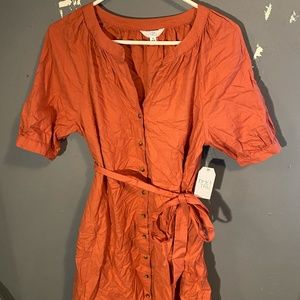 Coral colored dress size small